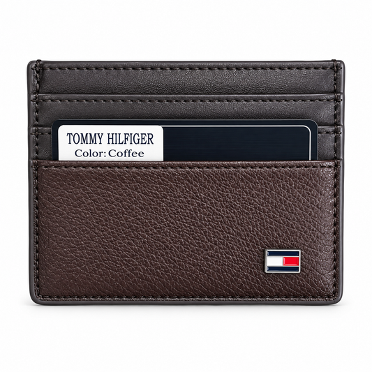 Tommy Hilfiger brown card holder