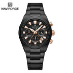 Naviforce 8081 Gamora للرجال - أسود وردي ذهبي