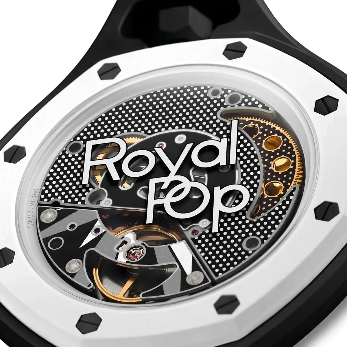 Audemars Piguet x Swatch Royal Pop OCHO NEGRO Mirror Pocket Watch - Black - Unisex - View 6