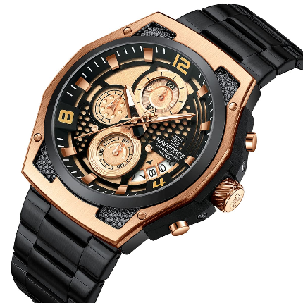 Naviforce Watch For Men NF8051S-RG-B-B