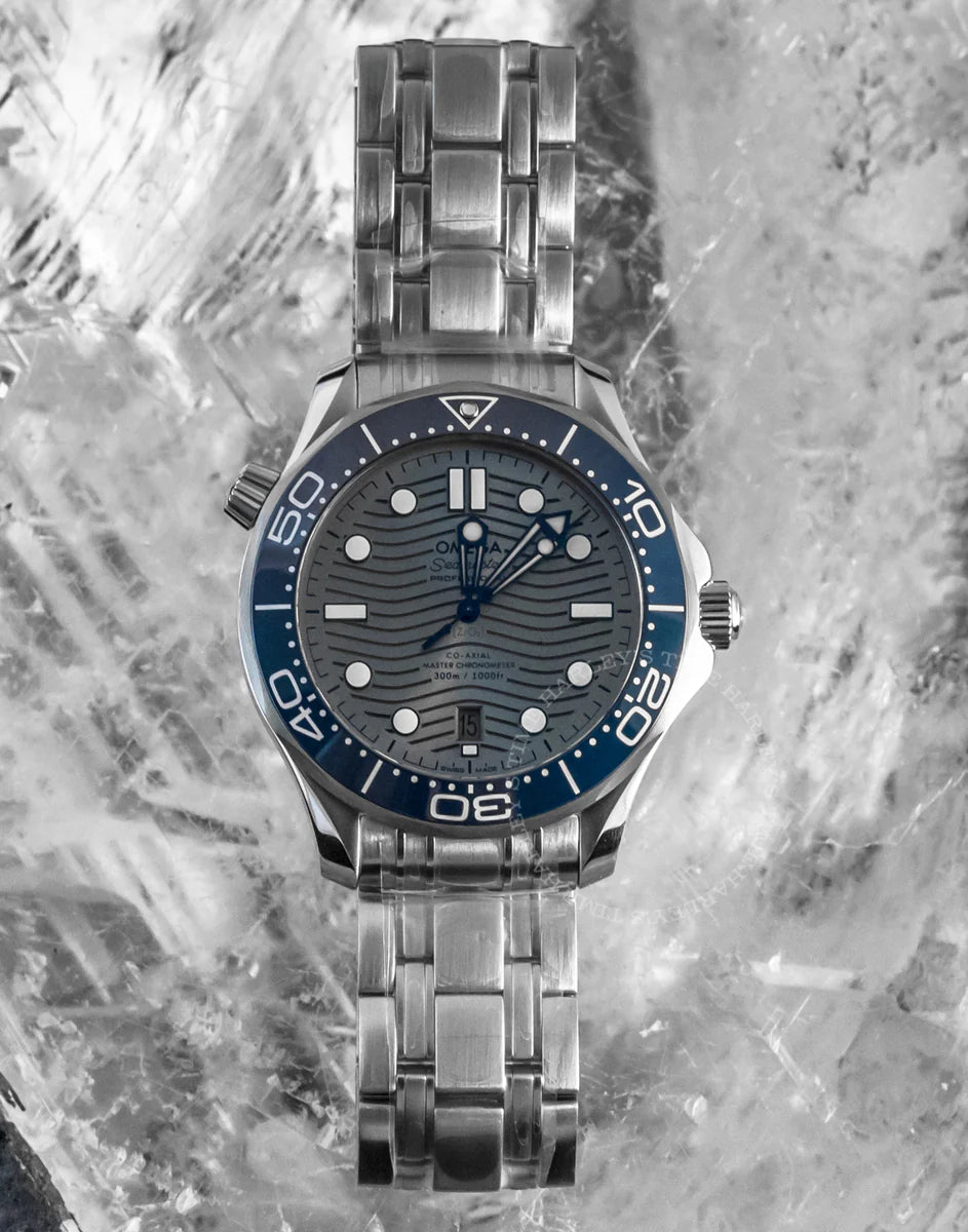 Omega Seamaster Mirror Original Watch for Men - Gray Dial, Silver Metal Strap - Image 11