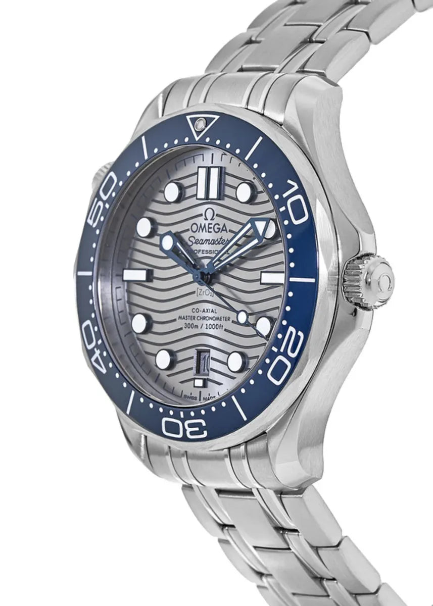 Omega Seamaster Mirror Original Watch for Men - Gray Dial, Silver Metal Strap - Image 12