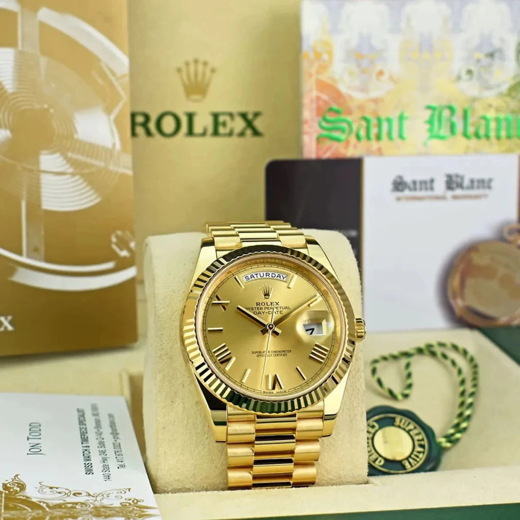 Rolex Watch Day Date For Men 228238 - cornerwatchesstore