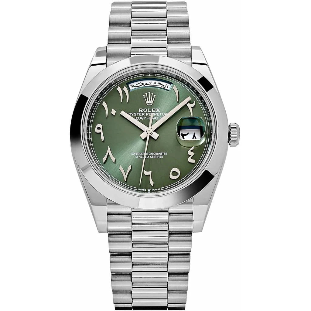 Rolex daydate olive - cornerwatchesstore