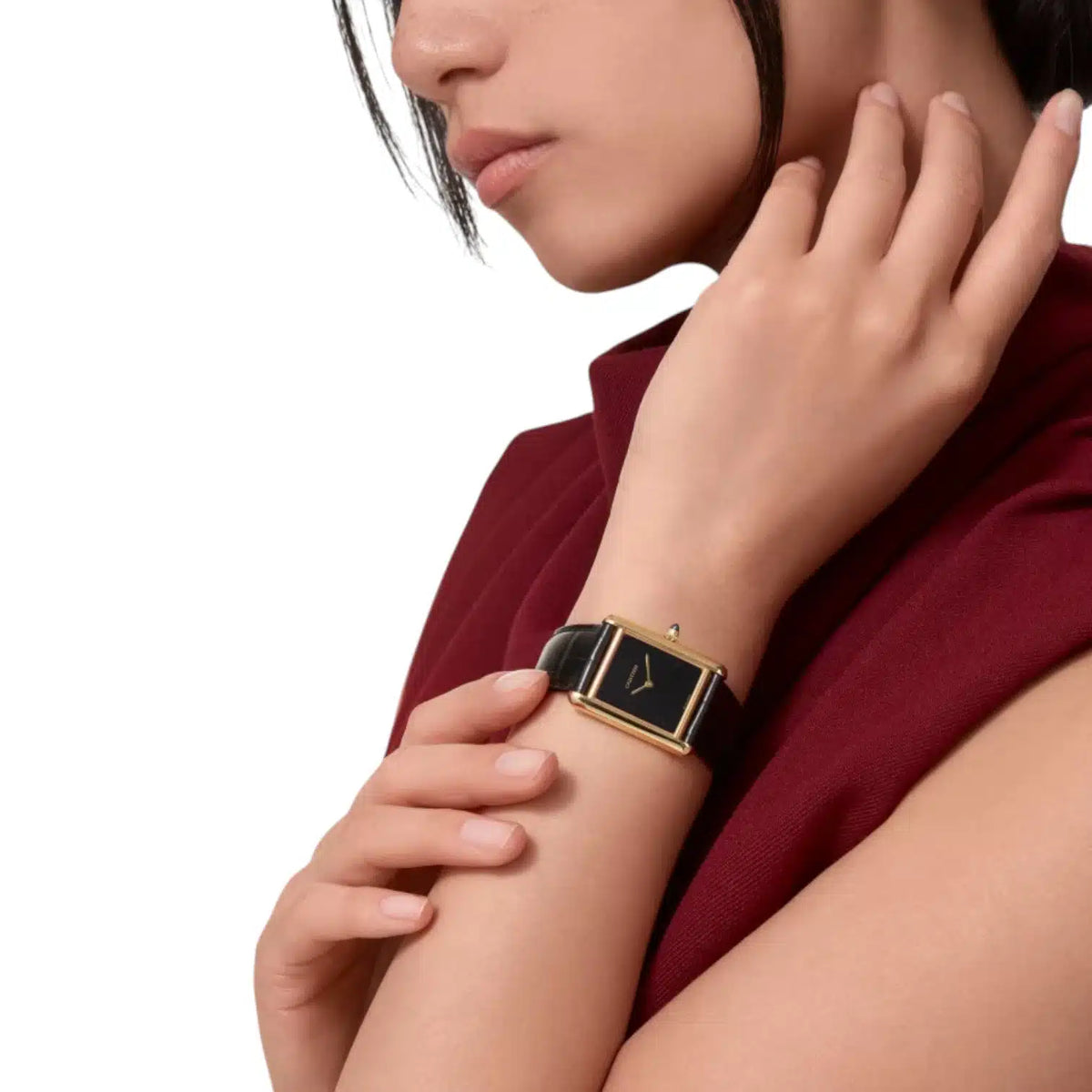 Cartier Tank Louis Mirror Watch - Black - Unisex - image 7