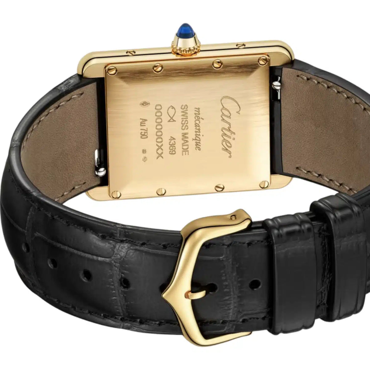 Cartier Tank Louis Mirror Watch - Black - Unisex - image 4