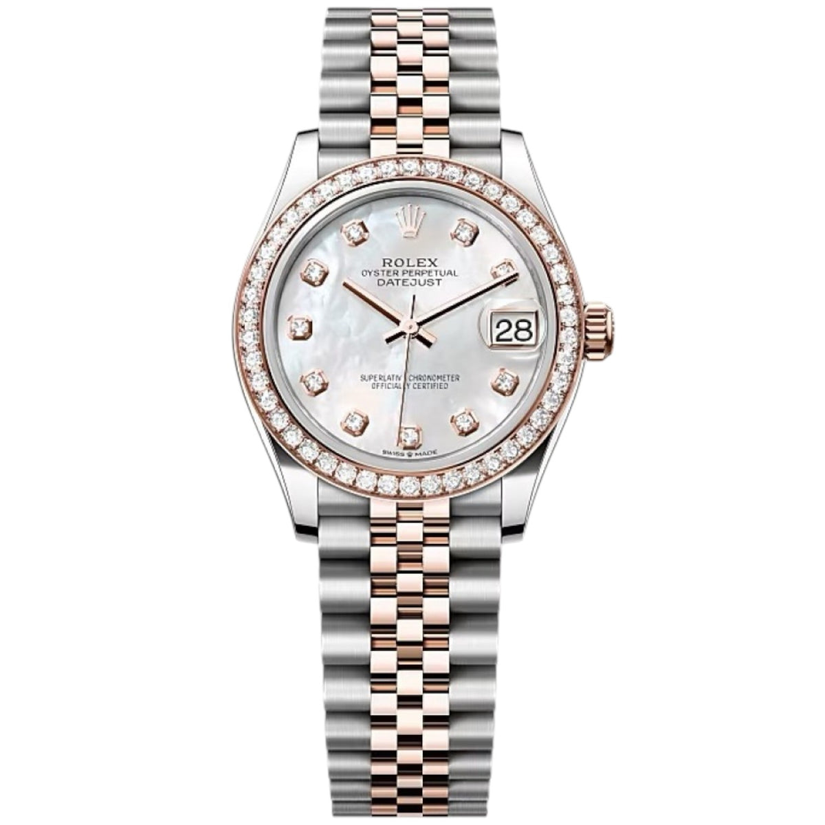 Rolex Datejust Mirror 31mm Silver dial Silver & Copper bracelet - image 1
