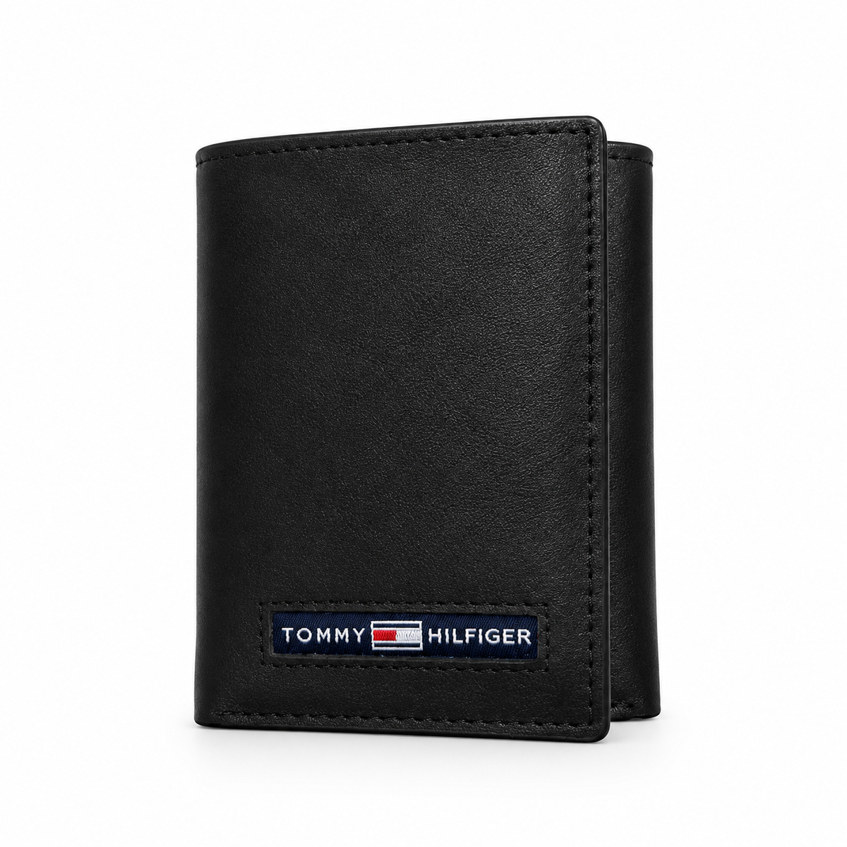 Tommy Hilfiger Trifold Leather Wallet – Black | TH-9753