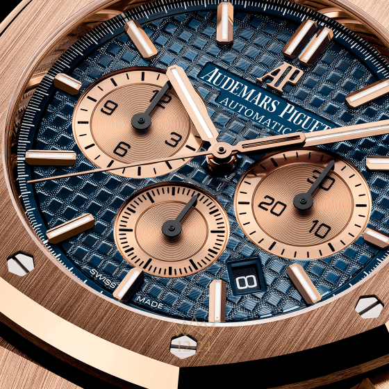 Audemars Piguet Royal Oak Mirror Watch - Blue - Men - View 9