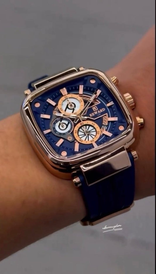 ‏Reward Blue strap .01 - cornerwatchesstore