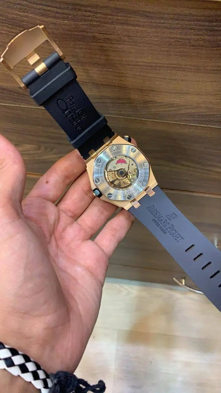 Audemars Piguet Royal Oak Offshore Mirror Watch - Black - Men - View 3