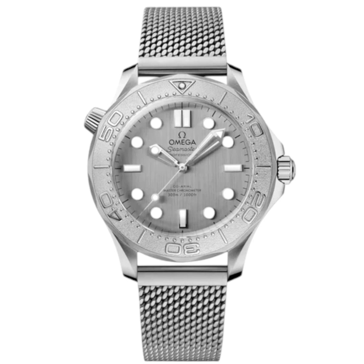Omega Seamaster Mirror Original Watch for Men - Silver Dial, Silver Metal Strap - Image 1