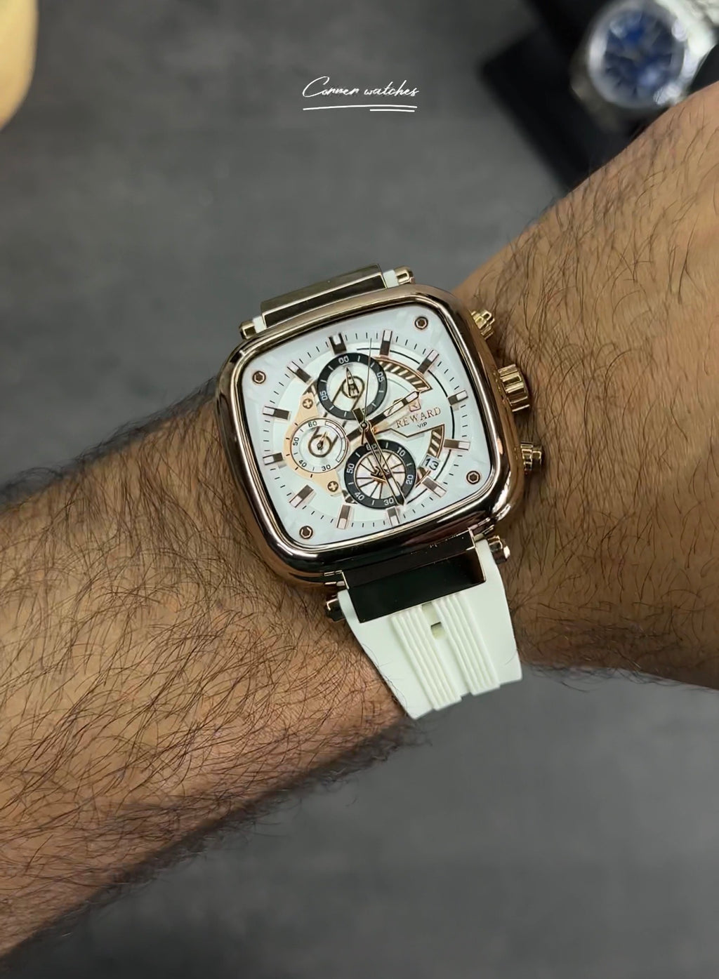 Reward white strap