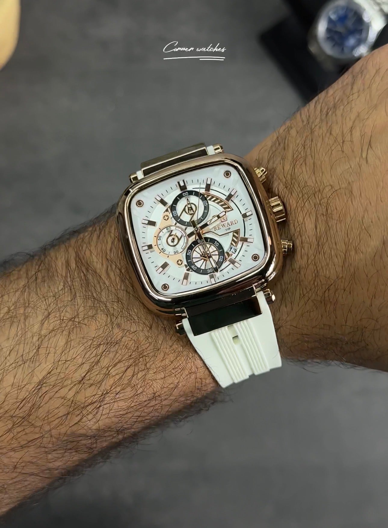 Reward white strap