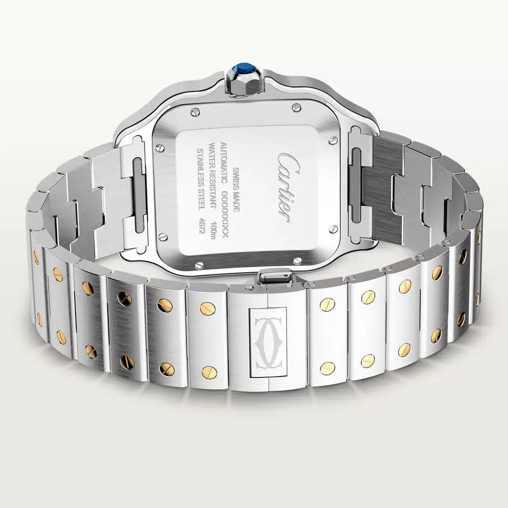 Cartier Santos Mirror Watch - White - Men - image 4