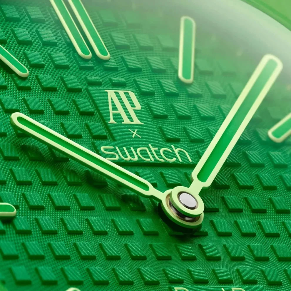 Audemars Piguet x Swatch Royal Pop GREEN EIGHT Mirror Pocket Watch - Green - Unisex - View 5