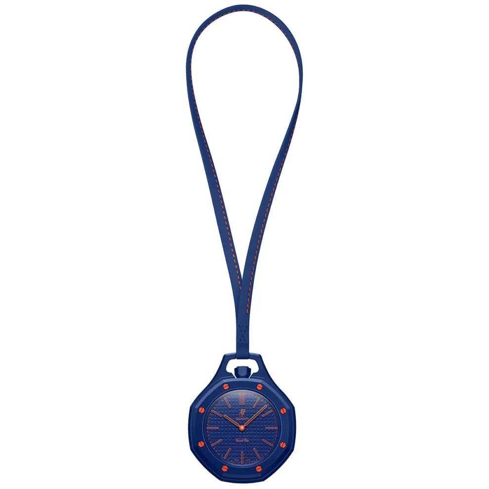 Audemars Piguet x Swatch Royal Pop ORENJI HACHI Mirror Pocket Watch - Blue - Unisex - View 3