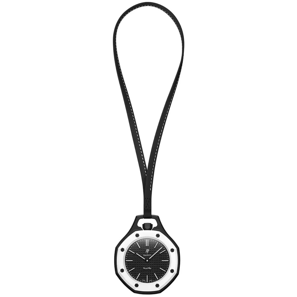 Audemars Piguet x Swatch Royal Pop OCHO NEGRO Mirror Pocket Watch - Black - Unisex - View 3