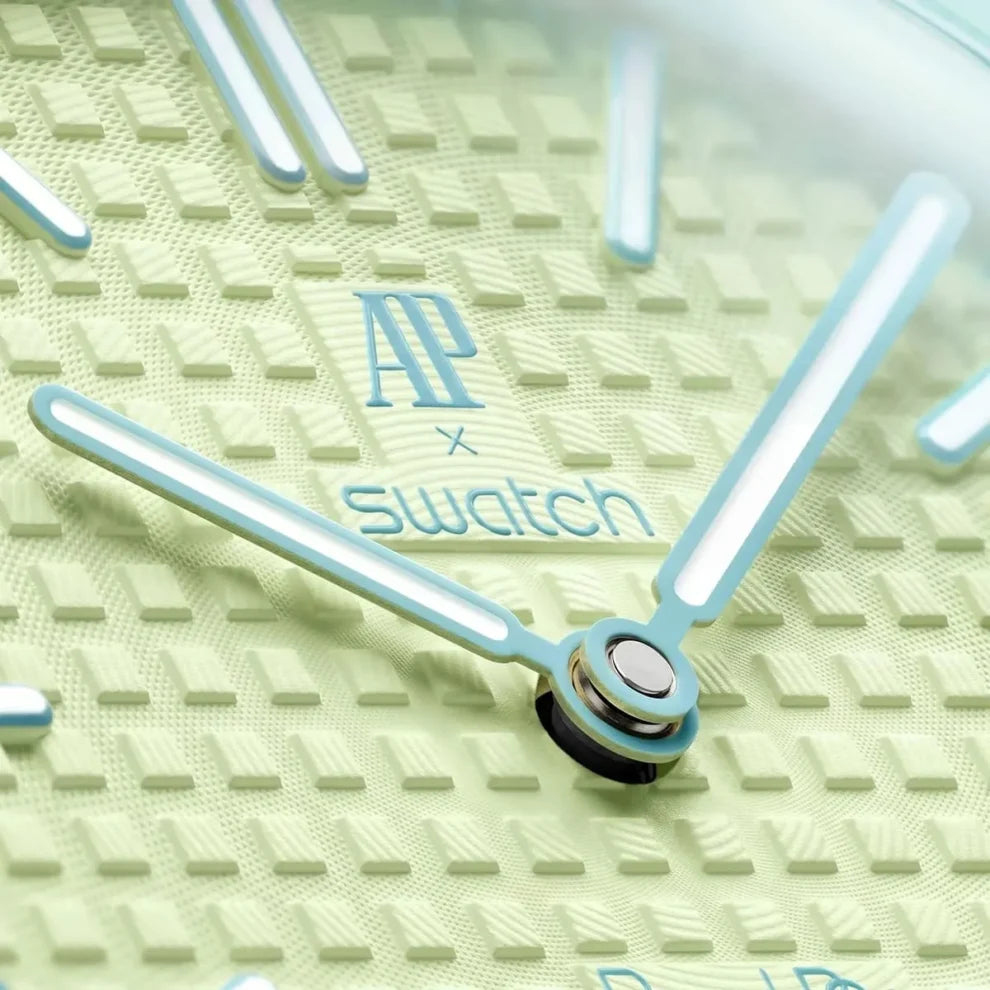 Audemars Piguet x Swatch Royal Pop BLAUE ACHT Mirror Pocket Watch - Green - Unisex - View 4