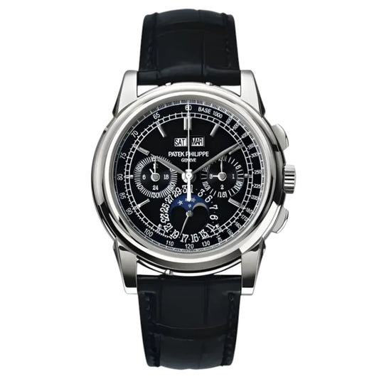Patek Philippe Grand Complications Perpetual Calendar 5970P-001 Mirror Watch - Black