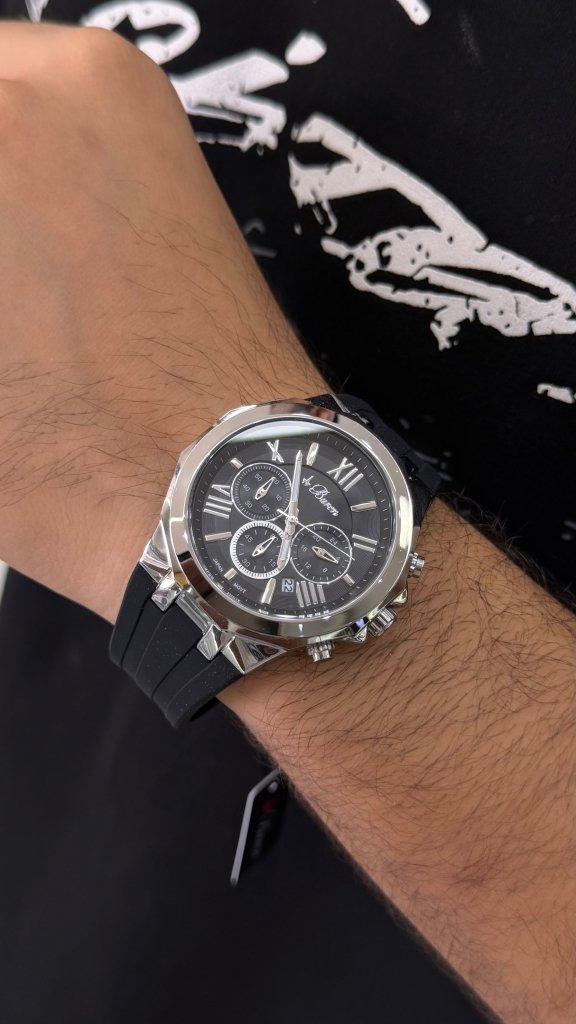 Buren BU8013 B/S/B - cornerwatchesstore