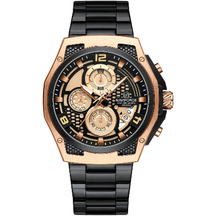 Naviforce Watch For Men NF8051S-RG-B-B