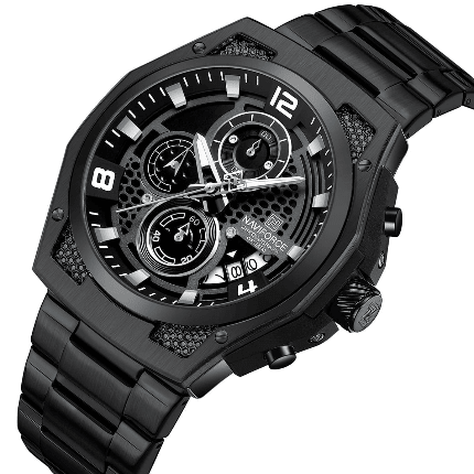 Naviforce Watch For Men NF8051S-B-B-B - cornerwatchesstore