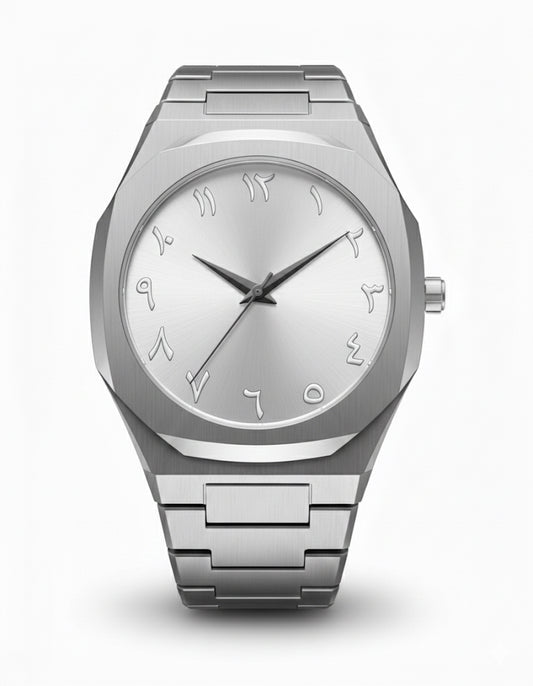 Bestwin silver white dial - cornerwatchesstore