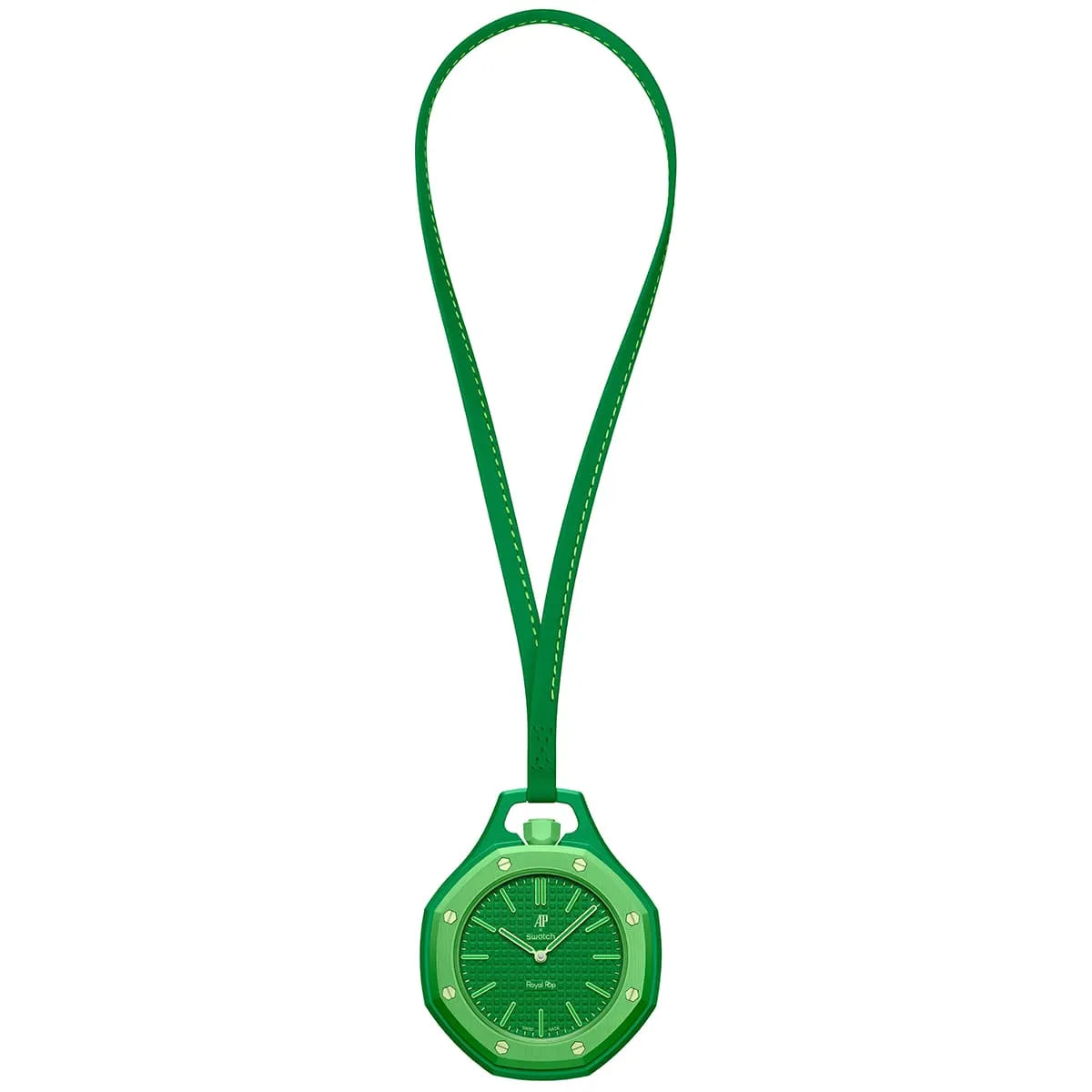 Audemars Piguet x Swatch Royal Pop GREEN EIGHT Mirror Pocket Watch - Green - Unisex - View 3