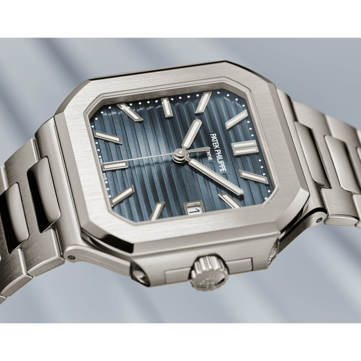 Patek Philippe 5821/1A-001 Mirror Watch - Blue