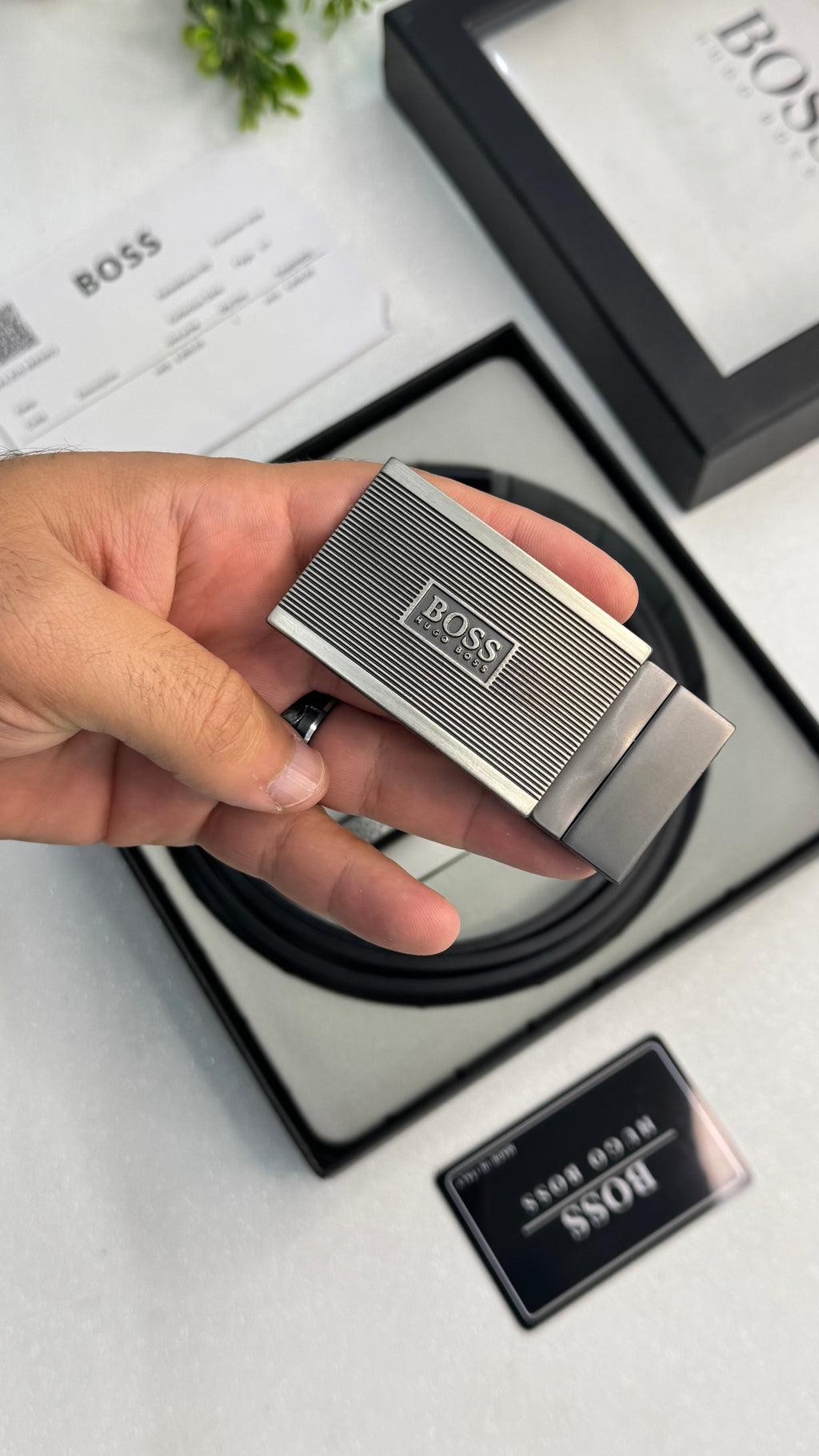 Hugo boss set (belt)