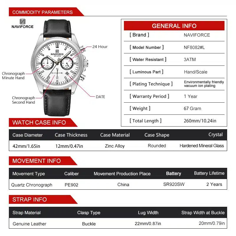 Naviforce NF 8082 bsb