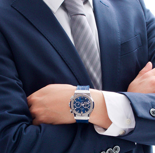 Hublot Classic Fusion Mirror Watch - Blue - image 12
