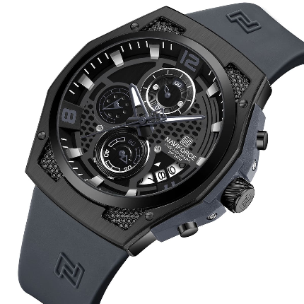 Naviforce Watch For Men NF8051T-B-B-GY