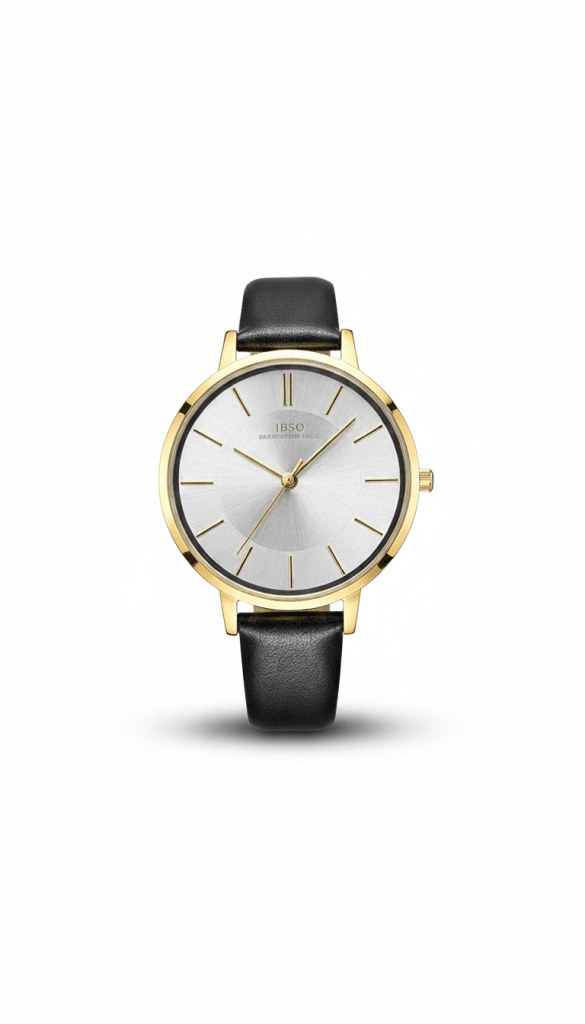 Ibso leather black - cornerwatchesstore