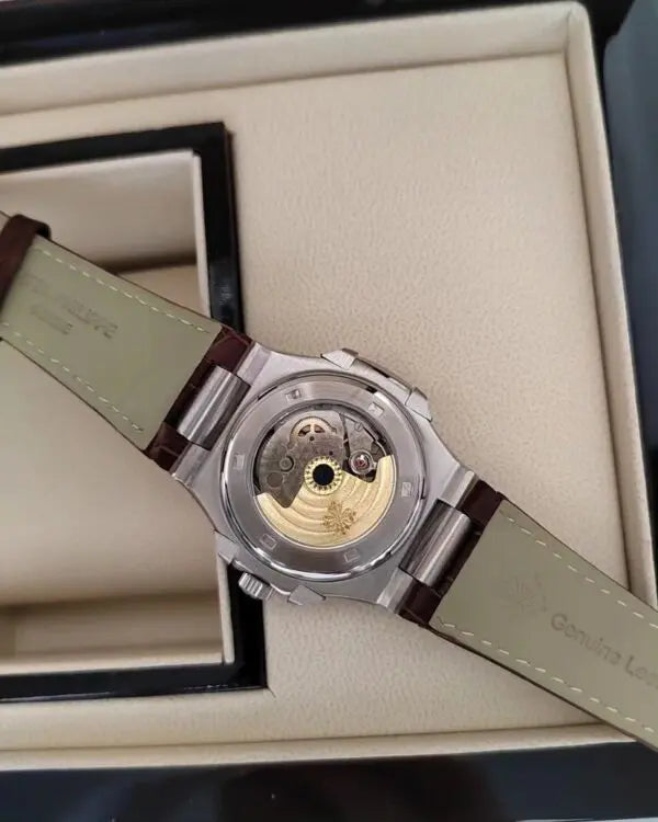 Patek Philippe Nautilus Mirror Watch - White
