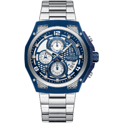Naviforce Watch For Men NF8051S-S-BE-S