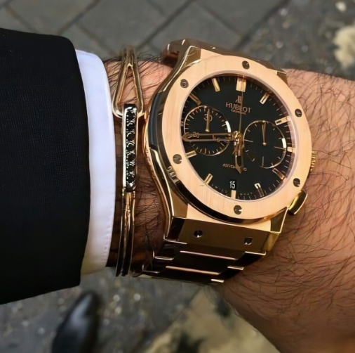 Hublot Classic Fusion Mirror Watch - Black - image 6