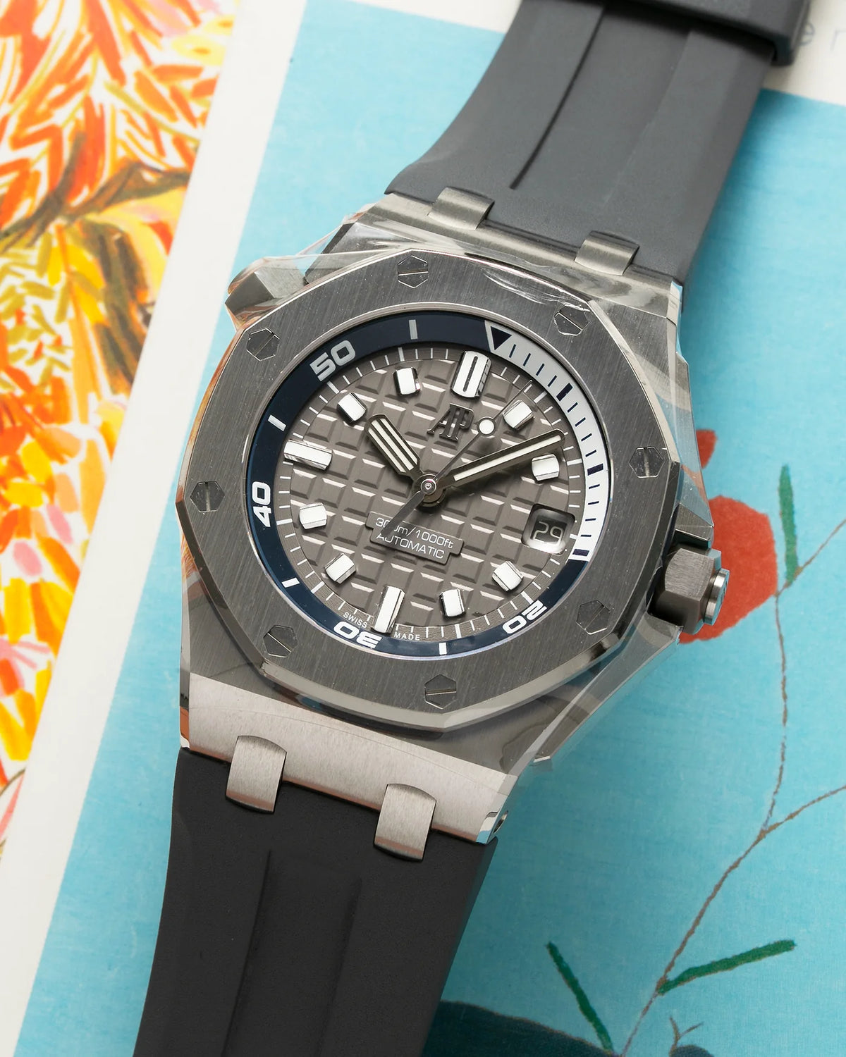Audemars Piguet Royal Oak Offshore Mirror Watch - Grey - Men - View 2