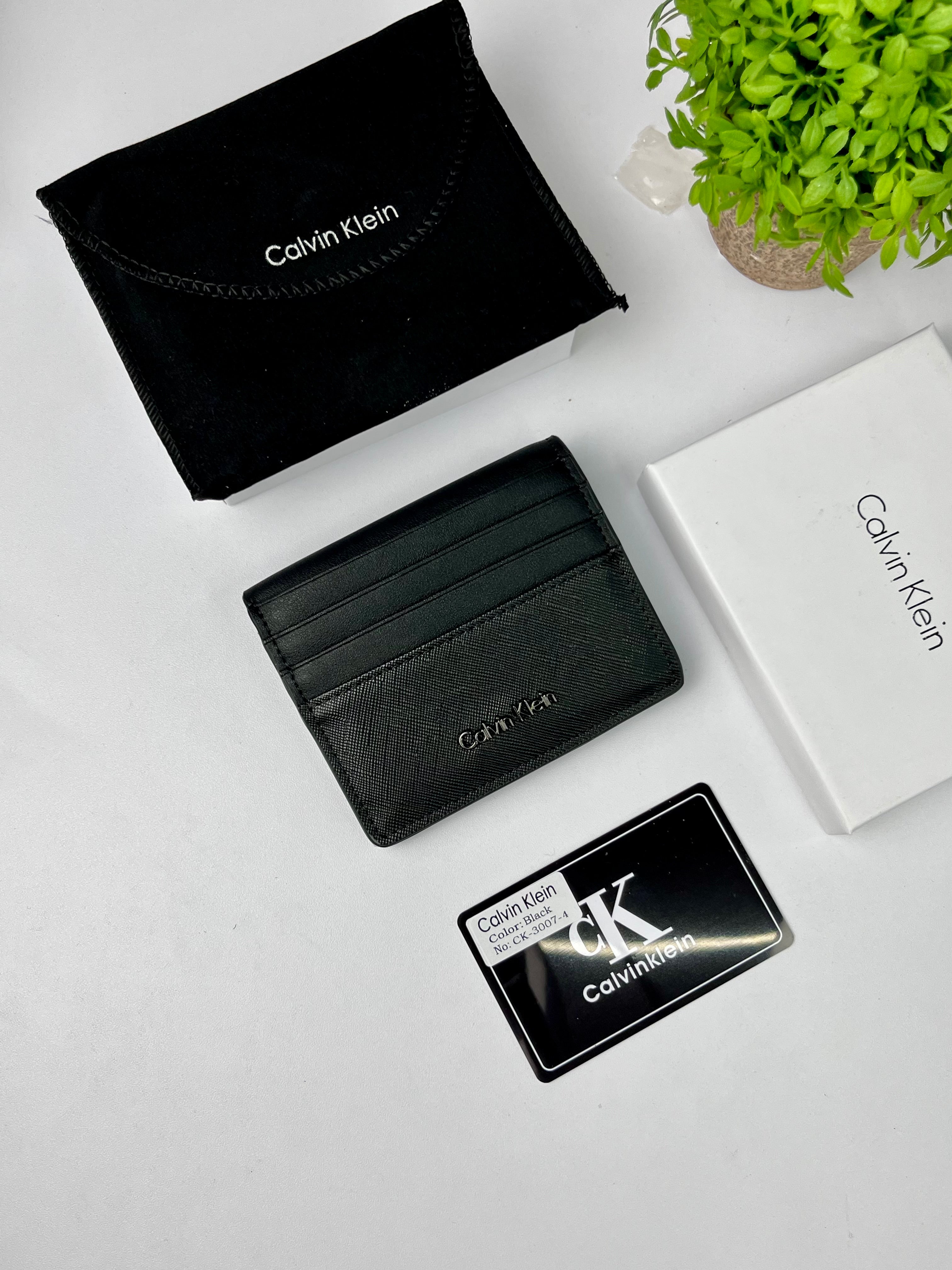 Calvin Klain  Black Men Wallet .35