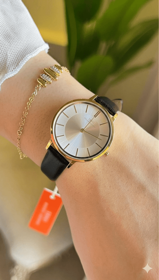 Ibso leather black - cornerwatchesstore