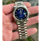 Rolex day date blue