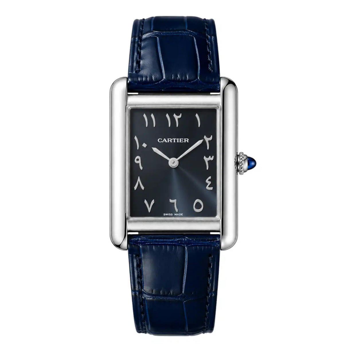 Cartier Tank Louis Mirror Watch - Black - Men