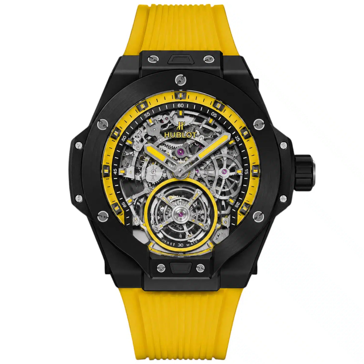 Hublot Big Bang Tourbillon Mirror Watch - Yellow