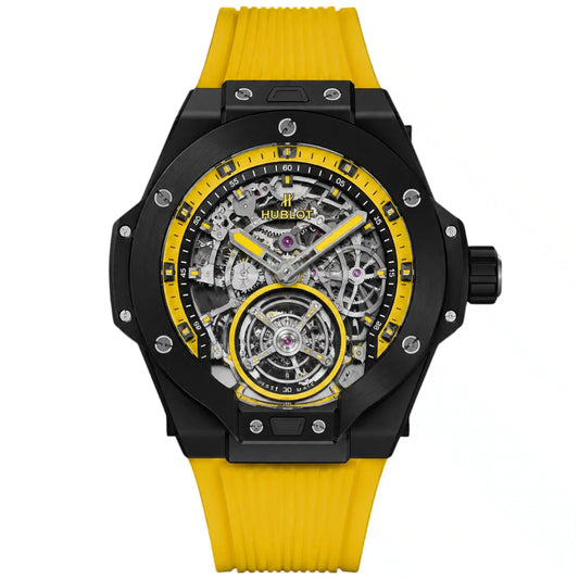 Hublot Big Bang Tourbillon Mirror Watch - Yellow