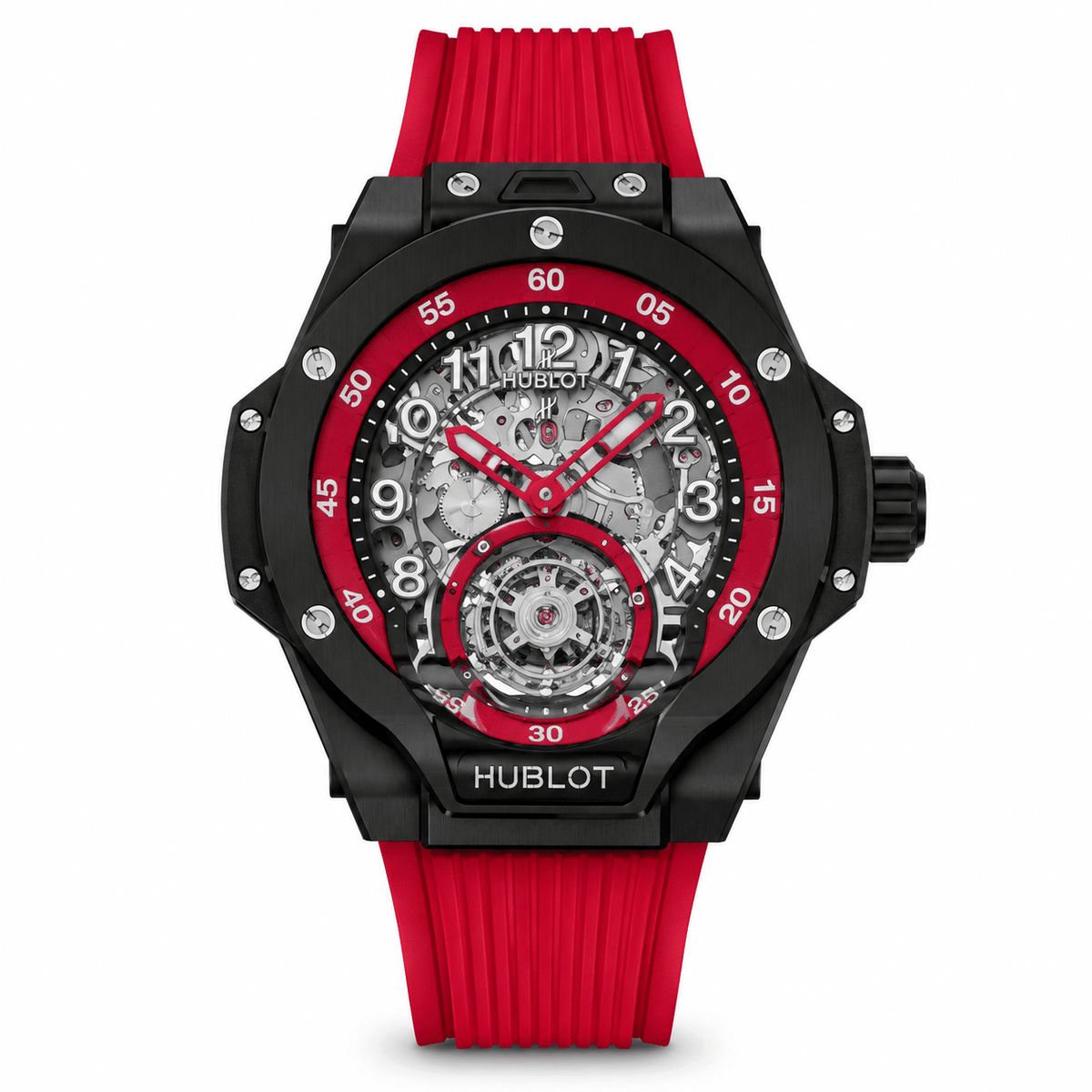 Hublot Big Bang Tourbillon Mirror Watch - Red