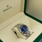 Rolex day date blue