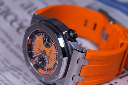 Audemars Piguet Royal Oak Offshore Chronograph Mirror Watch - Orange - Men - View 6
