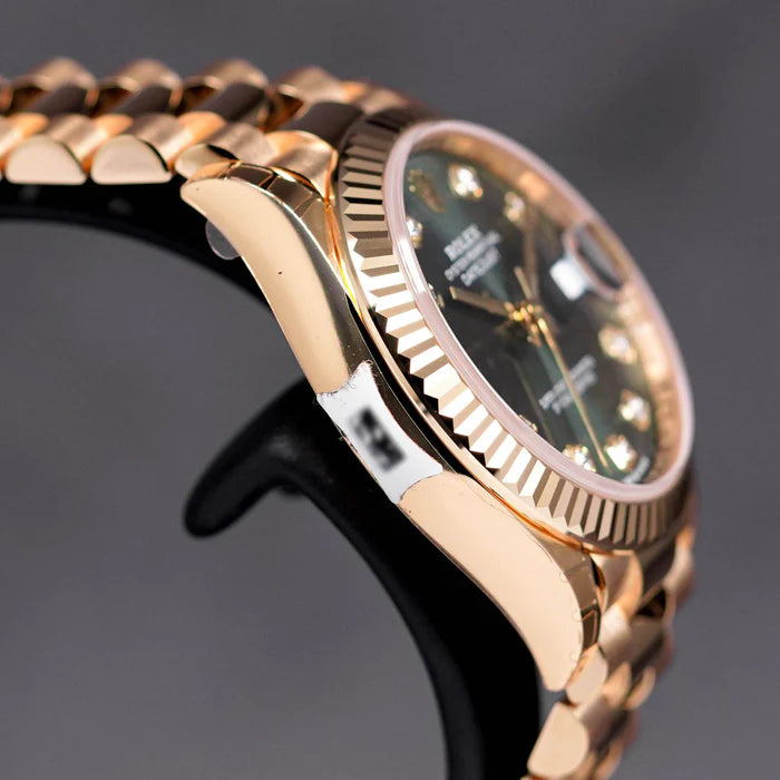 Rolex Datejust Mirror 31mm Green dial Copper bracelet - image 5