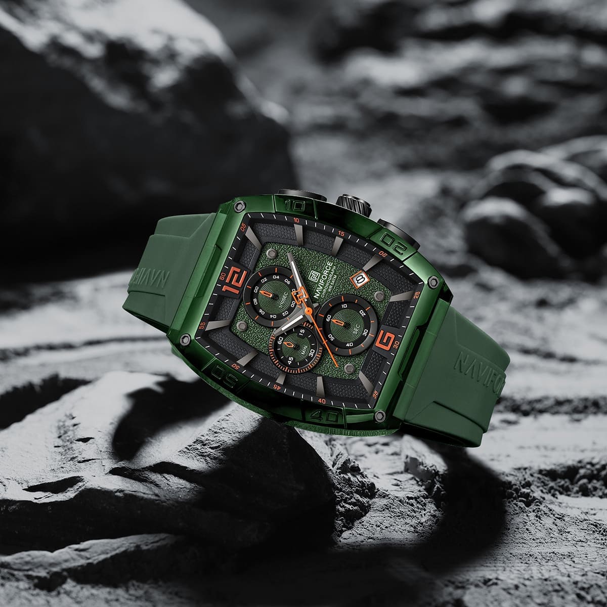 Naviforce Watch For Men NF6101-GN-O-GN